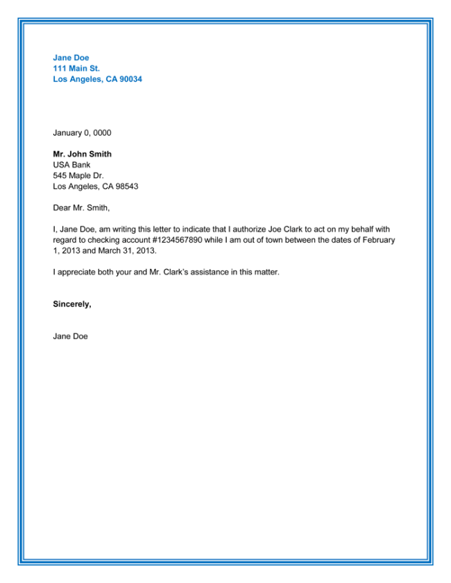 25+ Best Authorization Letter Samples (Formats & Templates)