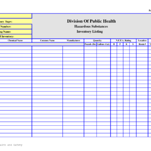 15+ Chemical Inventory Templates – Free Sample, Example, Format 