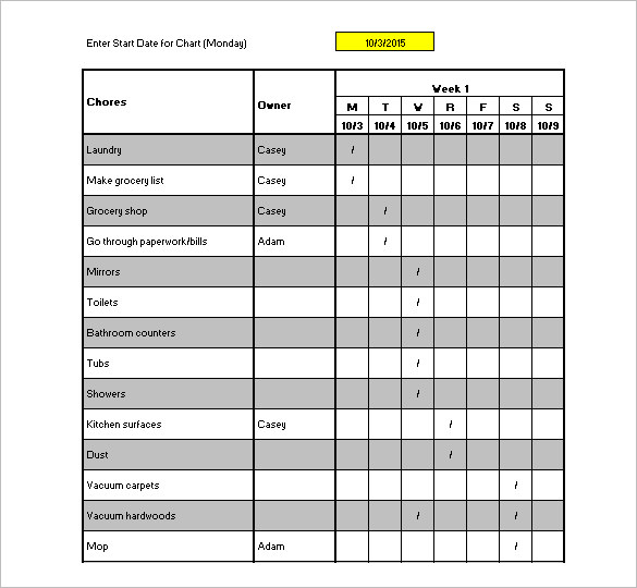 warehouse cleaning schedule template   Boat.jeremyeaton.co