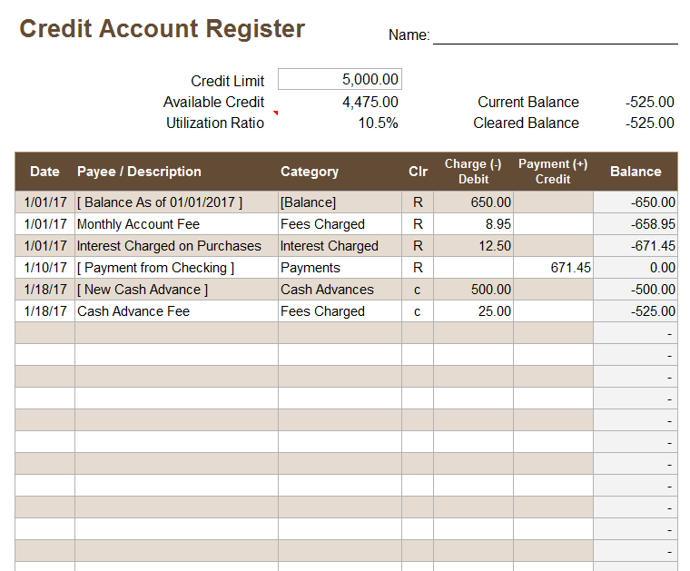 Credit Card Reconciliation Excel Template Excel Templates