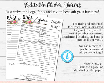 custom order forms template   Tier.brianhenry.co