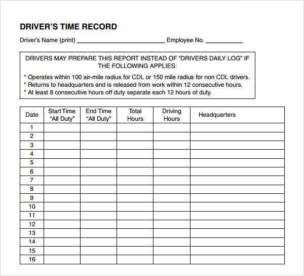 driver logs template   Boat.jeremyeaton.co