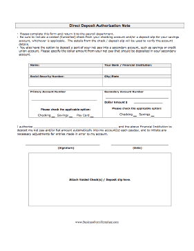 Generic Direct Deposit Form   Fill Online, Printable, Fillable 