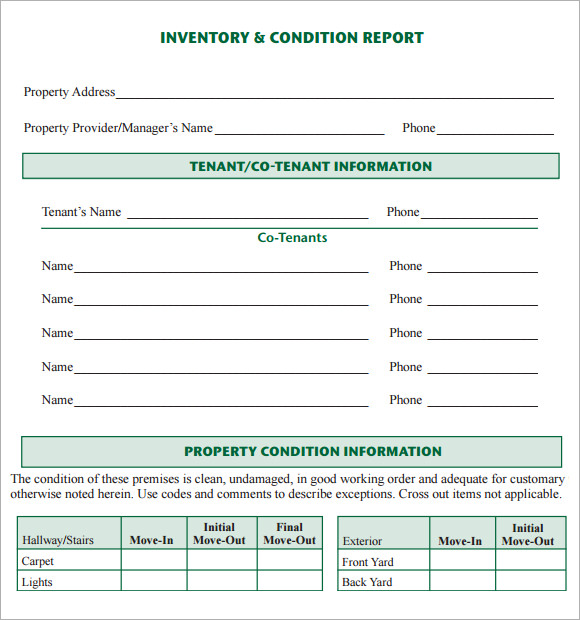 Inventory Report Template   21+ Free Excel Documents Download 