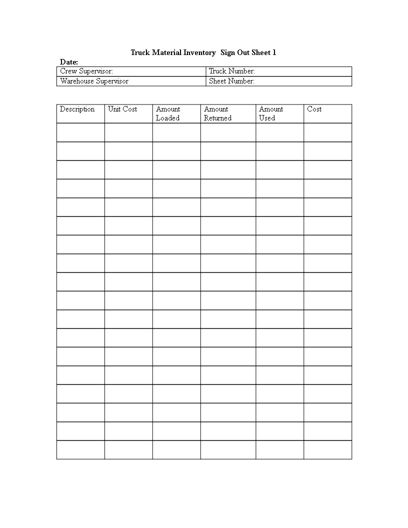 Inventory Sheet Template   14+ Free Excel, PDF Documents Download 