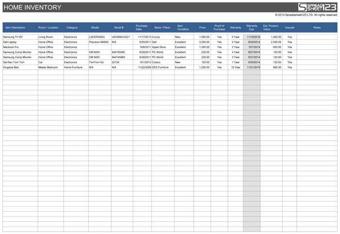 Inventory Spreadsheet Excel 2018 Google Spreadsheet Templates How 