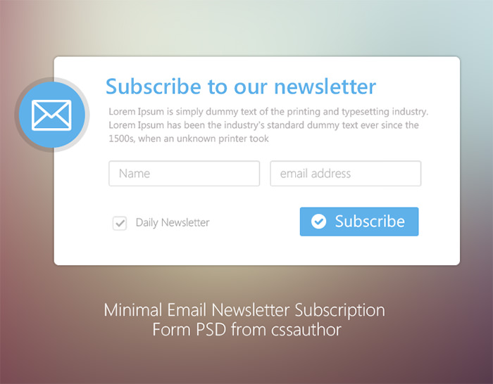 newsletter signup form template newsletter signup forms that rock 