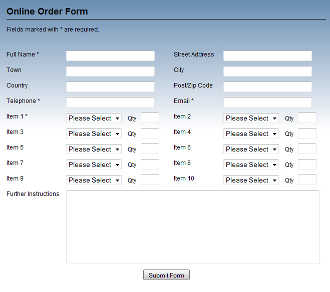 online order form templates   Tier.brianhenry.co