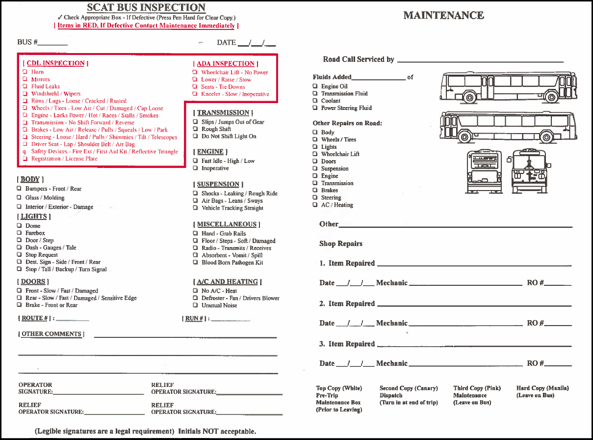 How to Fill Out the CDL Pre trip Inspection Form | Pre Trip 
