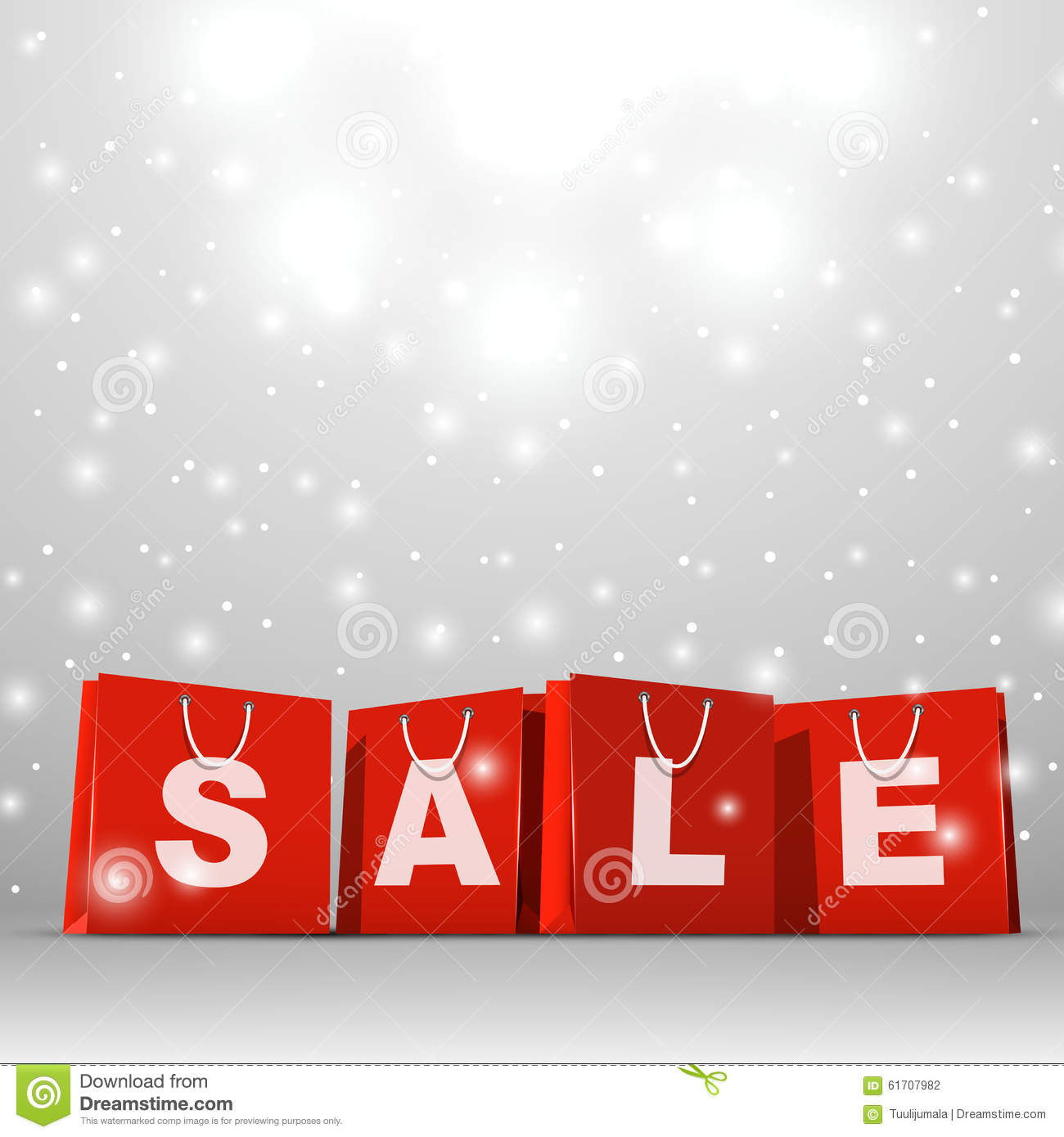 Christmas sale template stock photo. Image of bags, group   61707982