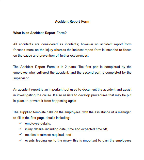 Incident Report Letter Sample New Employee Of For An 