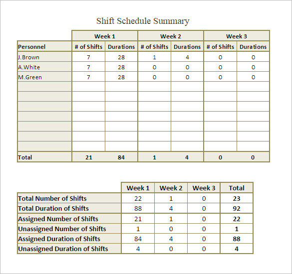 monthly shift schedule template   Boat.jeremyeaton.co