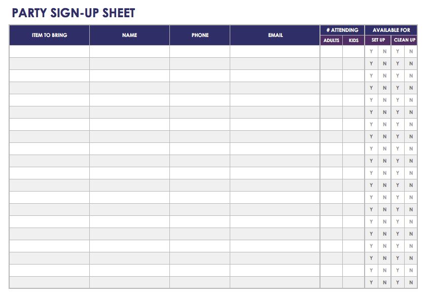 how to create a signup sheet   April.onthemarch.co