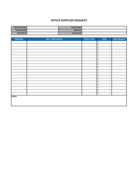 office supply form template office supply form template office 
