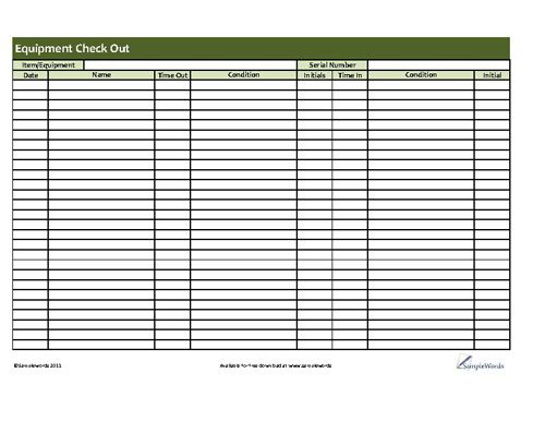 tool checkout form template   April.onthemarch.co