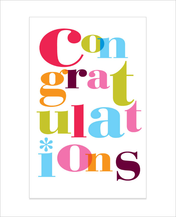 congratulations cards template   Kleo.beachfix.co