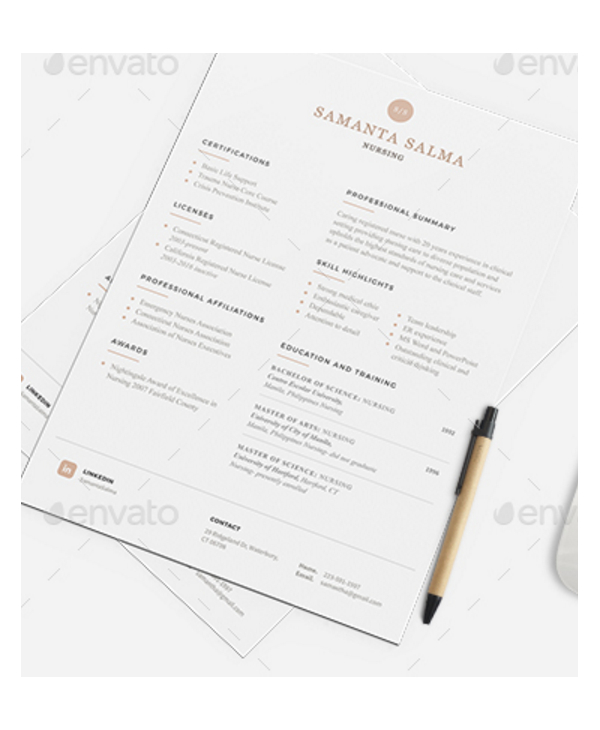 Certified Nurse Resume