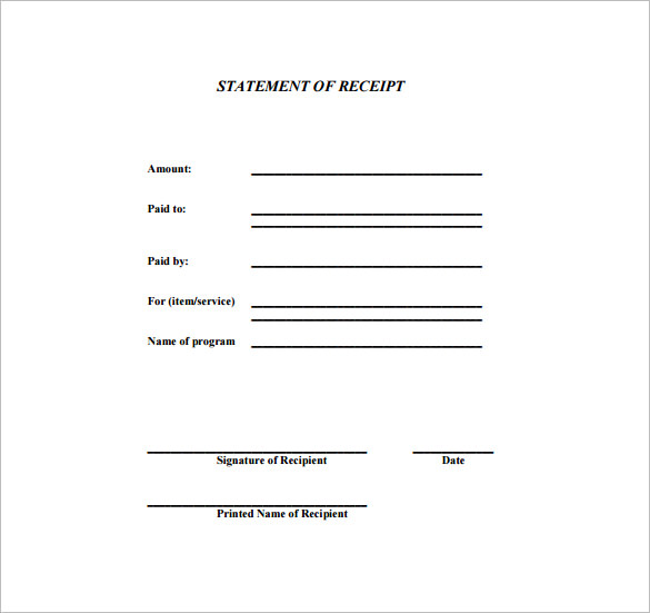 Generic Receipt
