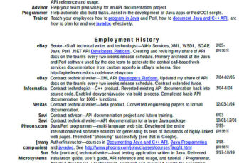 Technical Writer Resume
