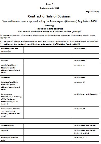 sales contract template goods