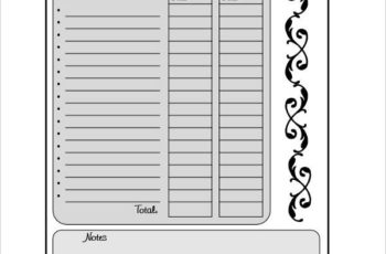 Blank Bi Weekly Budget Template