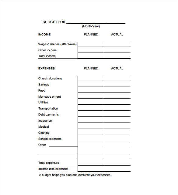 Family Budget Spreadsheet TemplateFree