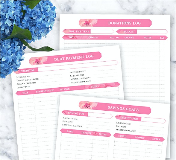 Simple Daily Budget Planner Template