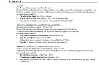 Pharmaceutical Product Manager Resume