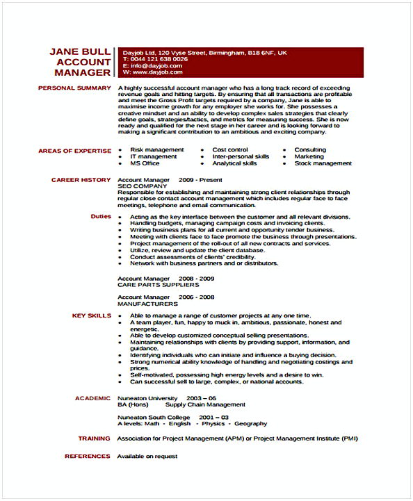 Accounting Manager Resume Accounting Manager Resume
