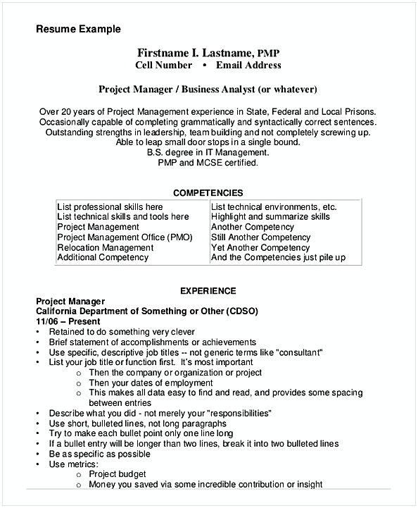 Business Analyst Project Management Resume Business Analyst Project Management Resume