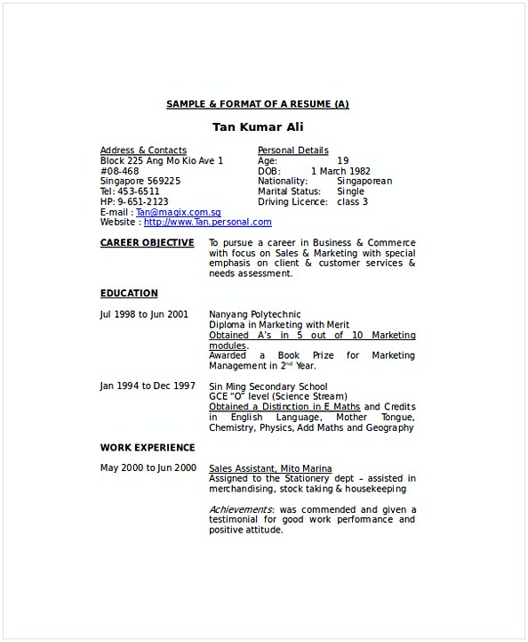 Private Housekeeper Resume Private Housekeeper Resume