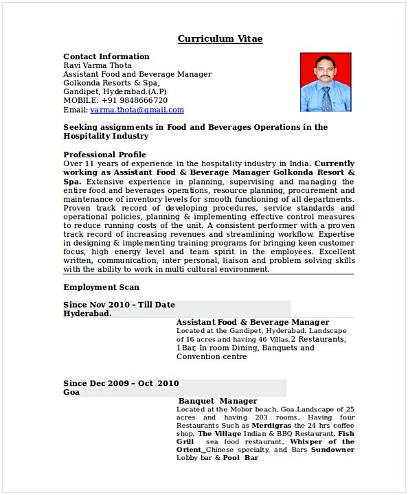 Restaurant Shift Manager Resume 1 Restaurant Shift Manager Resume 1