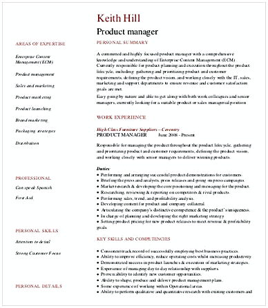 Software Product Manager Resume Software Product Manager Resume