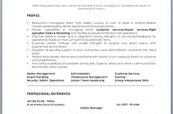 Station Manager Resume