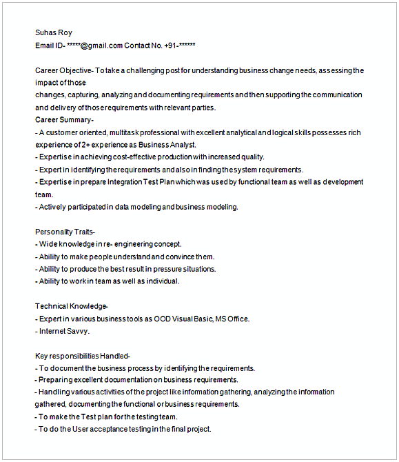 business analyst resume sample 1 business analyst resume sample 1