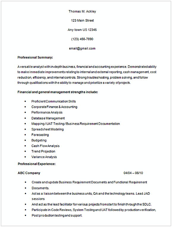 healthcare business analyst resume sample 1 healthcare business analyst resume sample 1