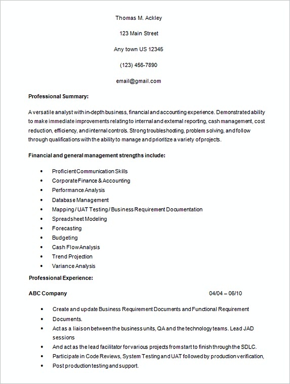 healthcare business analyst resume sample healthcare business analyst resume sample