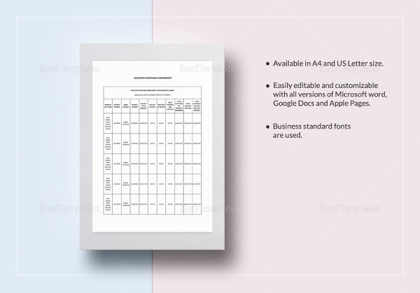 Accounts Receivable Spreadsheet Template Accounts Receivable Spreadsheet Template