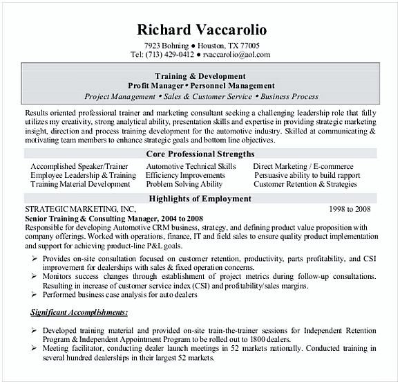 Automobile Resume Template PDF Automobile Resume Template PDF