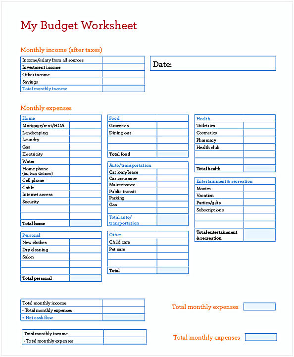 Budget Spreadsheet Template Example Budget Spreadsheet Template Example
