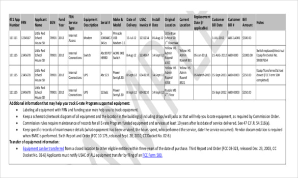 Inventory List Tempalte Inventory List Tempalte