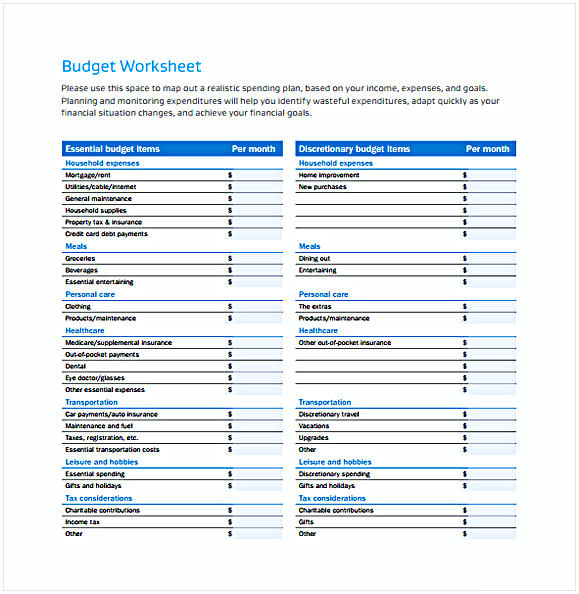 Monthly Budget Spreadsheet for a Company PDF Template Monthly Budget Spreadsheet for a Company PDF Template