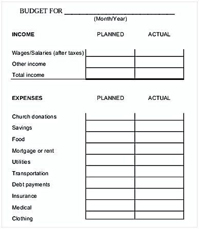 Monthly Family Budget Worksheet1 Monthly Family Budget Worksheet1