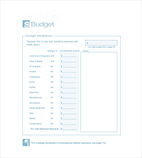 Wedding Budget Calculator Wedding Budget Calculator