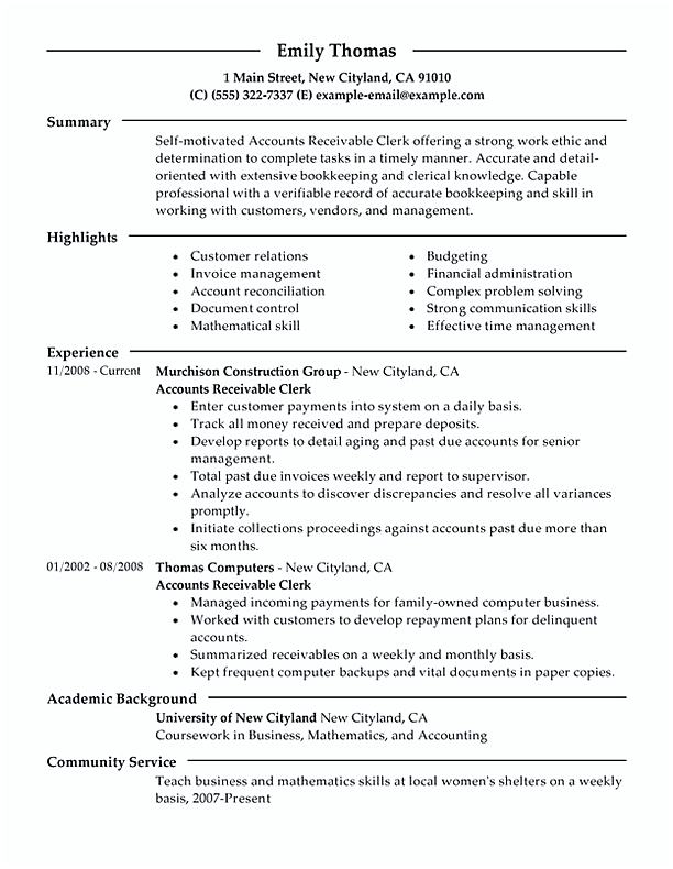 accounts receivable clerk accounting and finance accounts receivable clerk accounting and finance