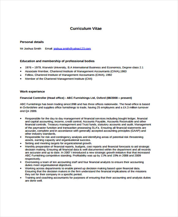 Accountant Resume Accountant Resume