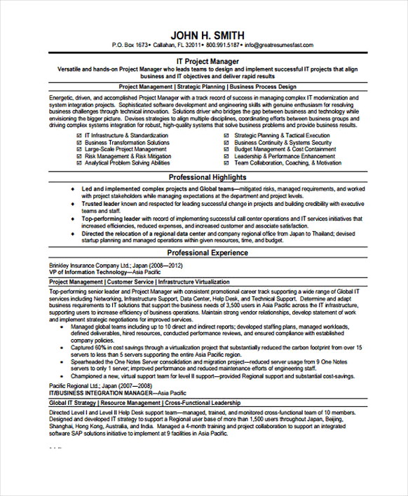 Project Resume Project Resume