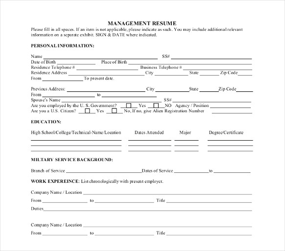 Sample Management Resume Sample Management Resume