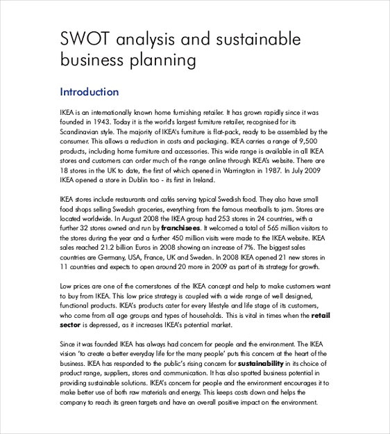 Company SWOT Analysis 2 Company SWOT Analysis 2