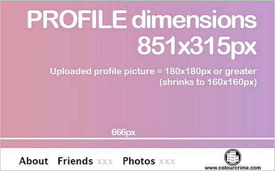 Facebook Profile Banner Size templates Facebook Profile Banner Size templates